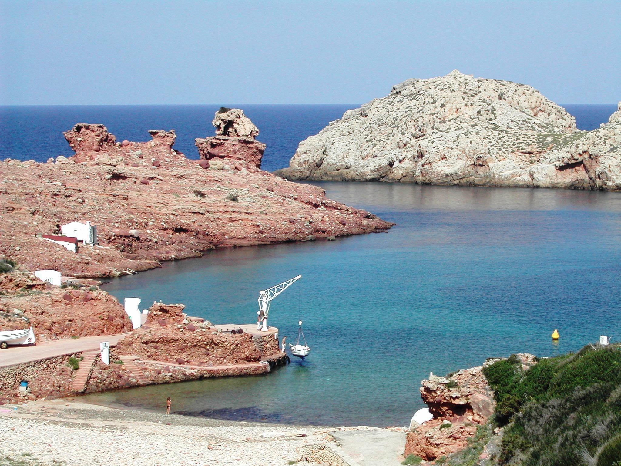 Apartamentos Sa Cala Cala Morell Buitenkant foto